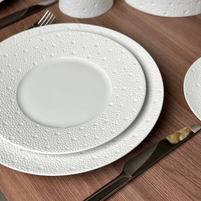 Набор тарелок 6 шт 21см от Bernardaud Коллекция Ecume 