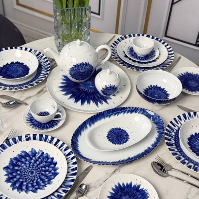 Столовый/чайный сервиз на 6 персон от Bernardaud Коллекция In Bloom 