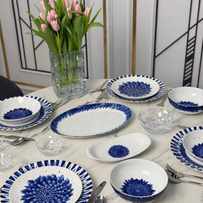Столовый сервиз на 6 персон от Bernardaud Коллекция In Bloom 