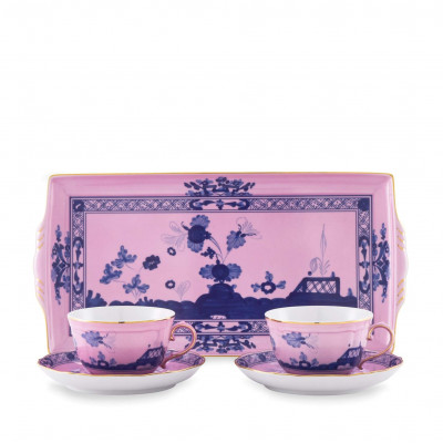 Чайный набор для двоих Oriente Italiano от Ginori цвет Azalea