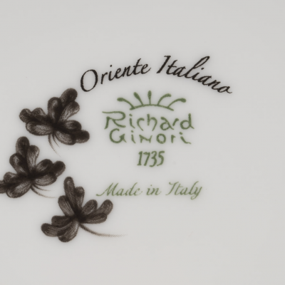 Тарелка для хлеба от Ginori коллекция Oriente Italiano цвет Albus