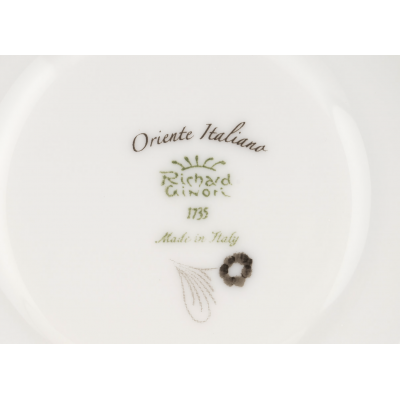 Блюдце для чая 15см от Ginori коллекция Oriente Italiano цвет Albus