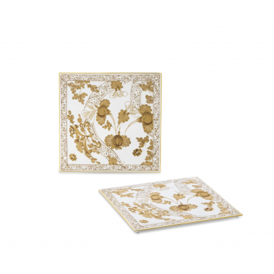 2 салфетки под тарелки от Ginori коллекция Oriente Italiano цвет Aurum