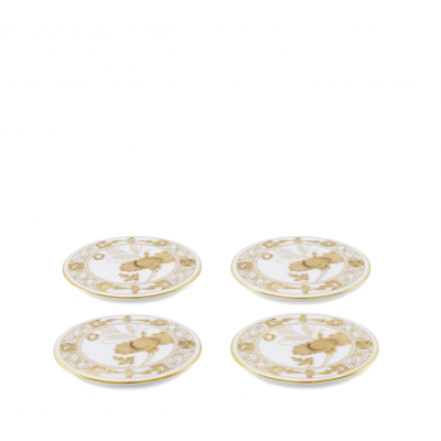 4 подставки под стаканы от Ginori коллекция Oriente Italiano цвет Aurum