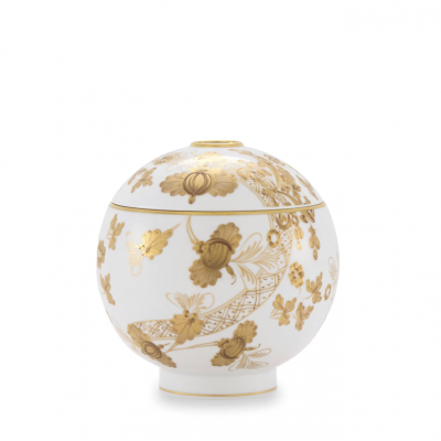 Ваза подставка для диффузора от Ginori коллекция Oriente Italiano цвет Aurum