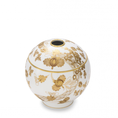 Ваза подставка для диффузора от Ginori коллекция Oriente Italiano цвет Aurum