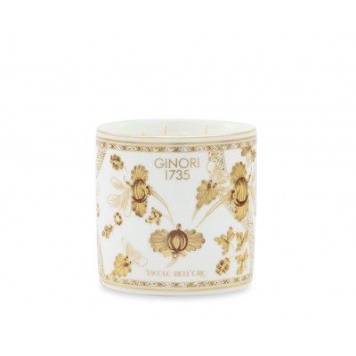 Большая ароматическая свеча от Ginori коллекция Oriente Italiano цвет Aurum