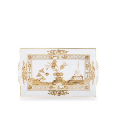 Прямоугольный поднос от Ginori коллекция Oriente Italiano цвет Aurum