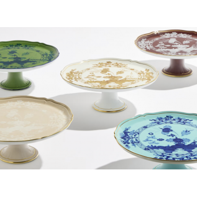 Подставка для торта от Ginori коллекция Oriente Italiano цвет Aurum