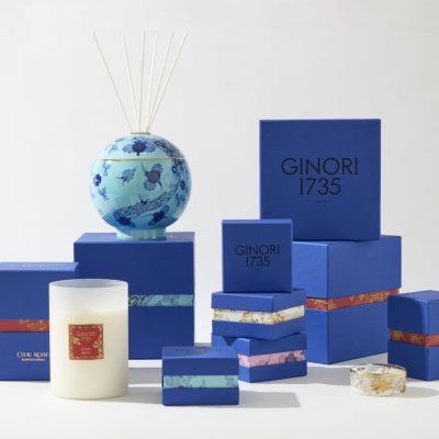 Большой комнатный диффузор от Ginori коллекция Oriente Italiano цвет Azalea