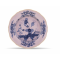 Круглое блюдце от Ginori коллекция Oriente Italiano цвет Azalea