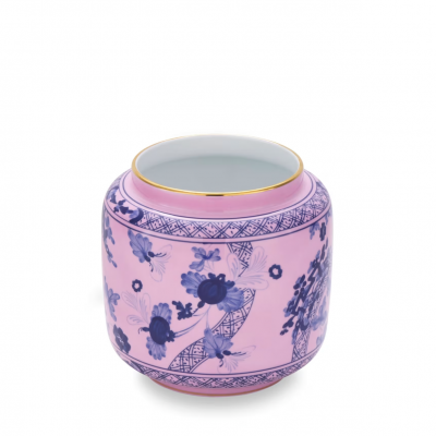 Подсвечник ваза от Ginori коллекция Oriente Italiano цвет Azalea