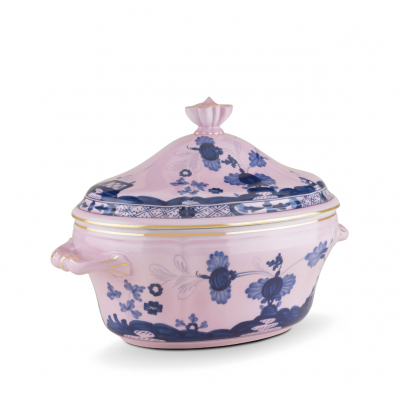 Супница от Ginori коллекция Oriente Italiano цвет Azalea
