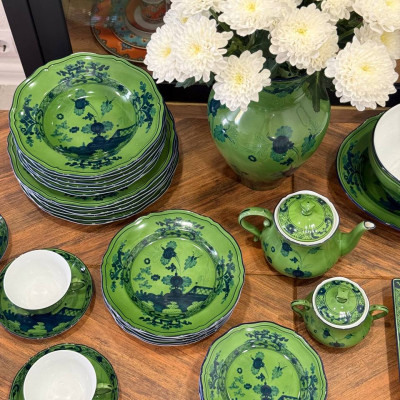 Сервиз Ginori Oriente Italiano цвет Malachite 