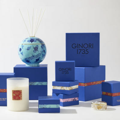 Ваза подставка для диффузора 1.84л от Ginori коллекция Oriente Italiano цвет Iris
