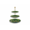 Трехъярусная подставка для сервировки от Ginori коллекция Oriente Italiano цвет Malachite