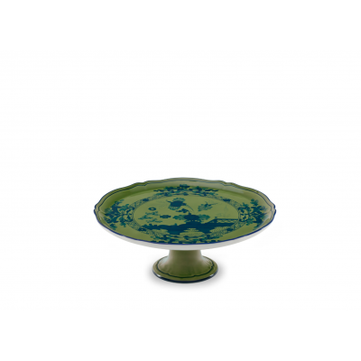 Подставка для торта от Ginori коллекция Oriente Italiano цвет Malachite