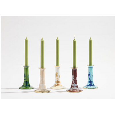 Подсвечник от Ginori коллекция Oriente Italiano цвет Malachite