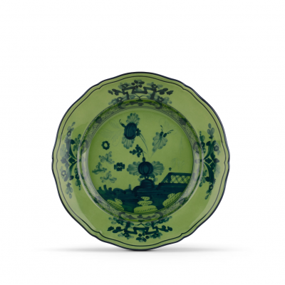 Десертная тарелка от Ginori коллекция Oriente Italiano цвет Malachite
