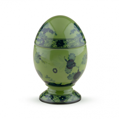 Яйцо 13.5см от Ginori коллекция Oriente Italiano цвет Malachite
