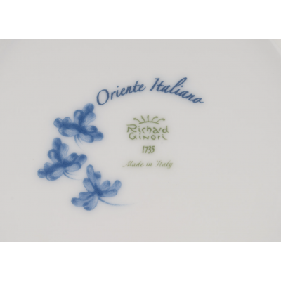 Большая ваза-потиш от Ginori коллекция Oriente Italiano цвет Malachite