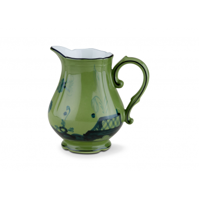 Молочный кувшин от Ginori коллекция Oriente Italiano цвет Malachite