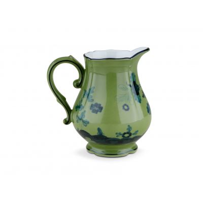 Молочный кувшин от Ginori коллекция Oriente Italiano цвет Malachite