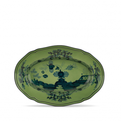 Блюдце для солений от Ginori коллекция Oriente Italiano цвет Malachite
