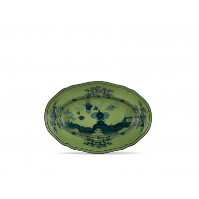 Блюдце для солений от Ginori коллекция Oriente Italiano цвет Malachite