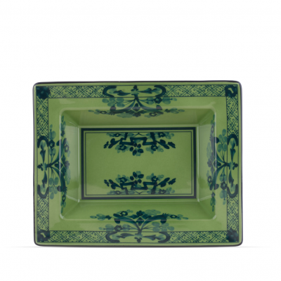 Прямоугольный лоток для запекания от Ginori коллекция Oriente Italiano цвет Malachite