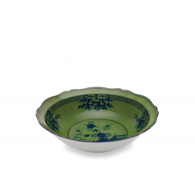 Сервировочная миска от Ginori коллекция Oriente Italiano цвет Malachite