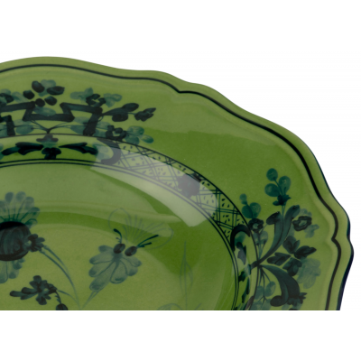 Суповая тарелка 298мл от Ginori коллекция Oriente Italiano цвет Malachite