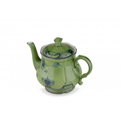 Чайник от Ginori коллекция Oriente Italiano цвет Malachite