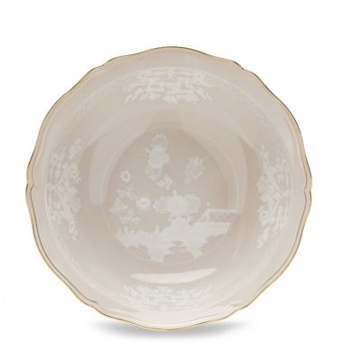 Сервировочная миска от Ginori коллекция Oriente Italiano цвет Meringa