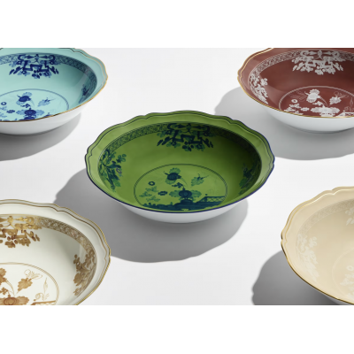 Сервировочная миска от Ginori коллекция Oriente Italiano цвет Meringa