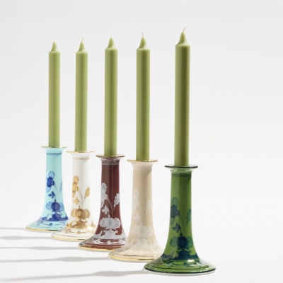 Подсвечник от Ginori коллекция Oriente Italiano цвет Meringa