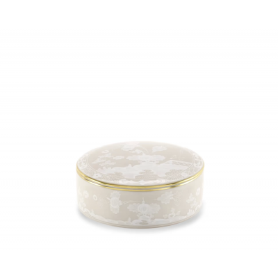Шкатулка для мелочей от Ginori коллекция Oriente Italiano цвет Meringa