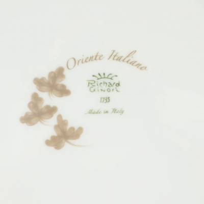 Шкатулка для мелочей от Ginori коллекция Oriente Italiano цвет Meringa