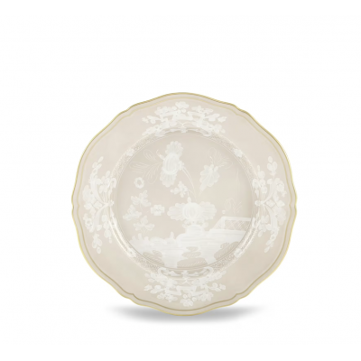Плоская тарелка от Ginori коллекция Oriente Italiano цвет Meringa