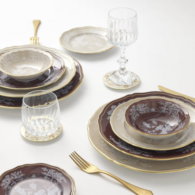 Маленькая миска от Ginori коллекция Oriente Italiano цвет Meringa