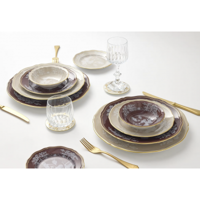 Маленькая миска от Ginori коллекция Oriente Italiano цвет Meringa