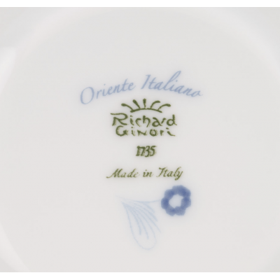 Блюдце для чая 15смот Ginori коллекция Oriente Italiano цвет Pervinca