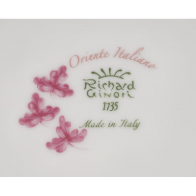 Большая ваза-потиш от Ginori коллекция Oriente Italiano цвет Porpora