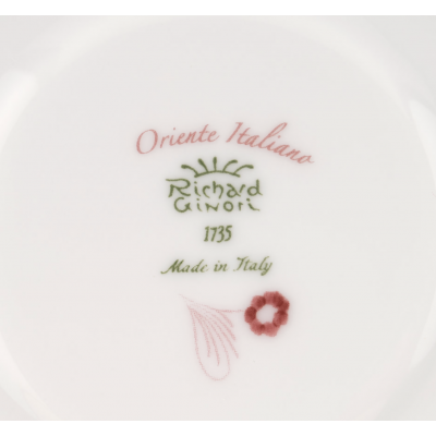 Блюдце для чая от Ginori коллекция Oriente Italiano цвет Porpora