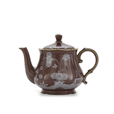 Чайник от Ginori коллекция Oriente Italiano цвет Castagna