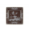 Большой квадратный поднос для пеленания от Ginori коллекция Oriente Italiano цвет Castagna