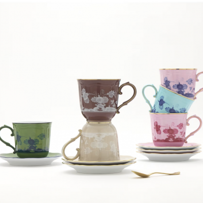 Кружка от Ginori коллекция Oriente Italiano цвет Castagna