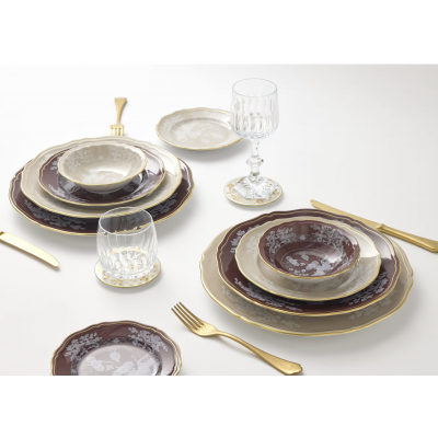 Маленькая миска от Ginori коллекция Oriente Italiano цвет Castagna