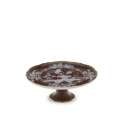 Подставка для торта от Ginori коллекция Oriente Italiano цвет Castagna