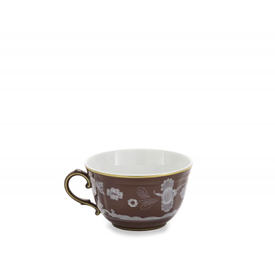 Чайная чашка от Ginori коллекция Oriente Italiano цвет Castagna